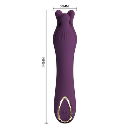 PRETTY LOVE - LUNAO UPPLADDNINGSBAR VIBRATOR 10 FUNKTIONER LILA