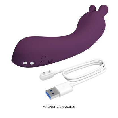 PRETTY LOVE - LUNAO UPPLADDNINGSBAR VIBRATOR 10 FUNKTIONER LILA