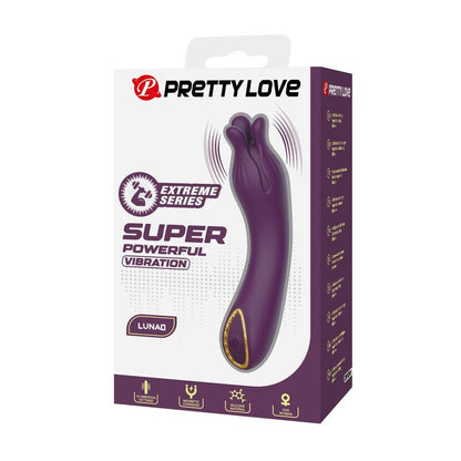 PRETTY LOVE - LUNAO UPPLADDNINGSBAR VIBRATOR 10 FUNKTIONER LILA
