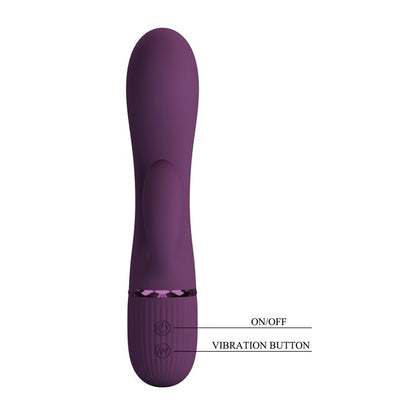 PRETTY LOVE - MARGIE UPPLADDNINGBAR KANINVIBRATOR 10 FUNKTIONER LILA