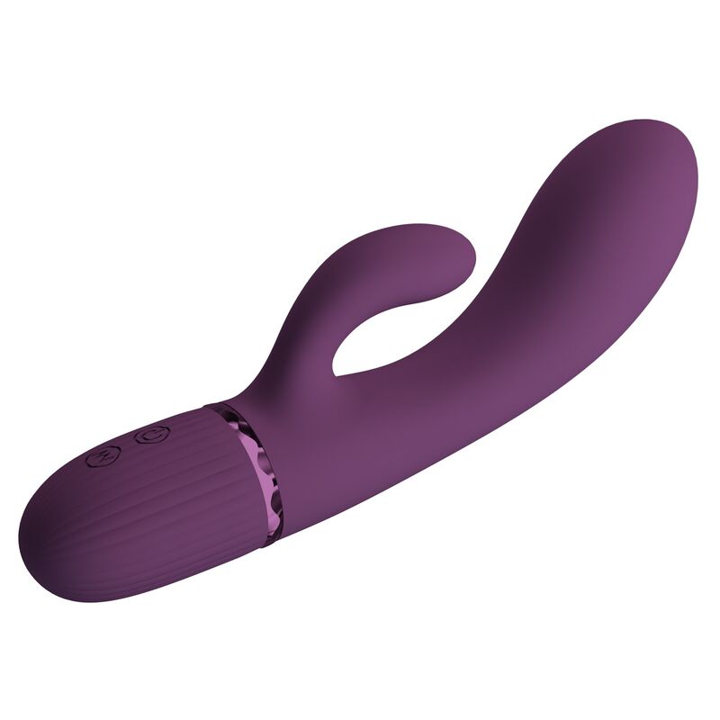 PRETTY LOVE - MARGIE UPPLADDNINGBAR KANINVIBRATOR 10 FUNKTIONER LILA