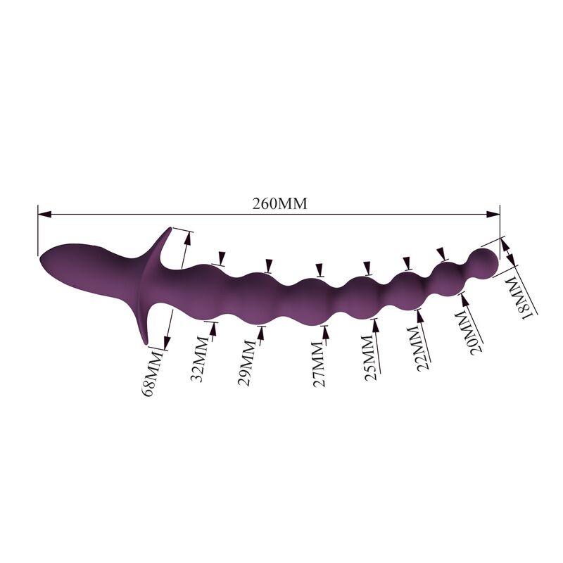 PRETTY LOVE - MADISON UPPLADDNINGBAR ANALVIBRATOR 10 FUNKTIONER