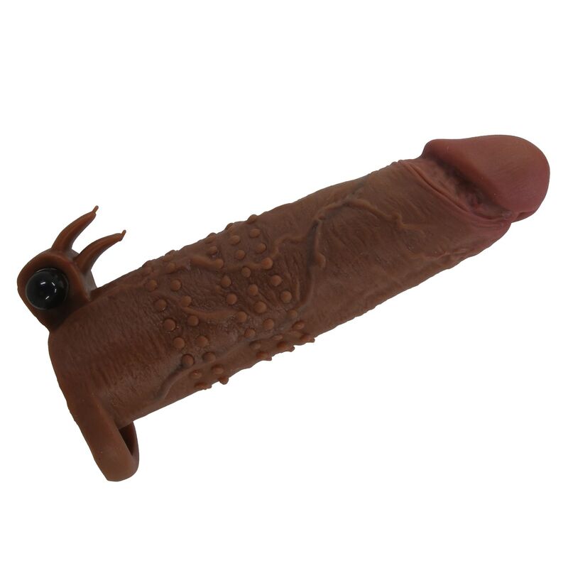 PRETTY LOVE - QUILLON VIBRERANDE PENISRING 20 CM Ø 4 CM BRUN