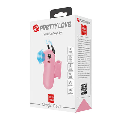 PRETTY LOVE - MAGIC DEVIL UPPLADDNINGSBAR FINGERSTIMULATOR ROSA