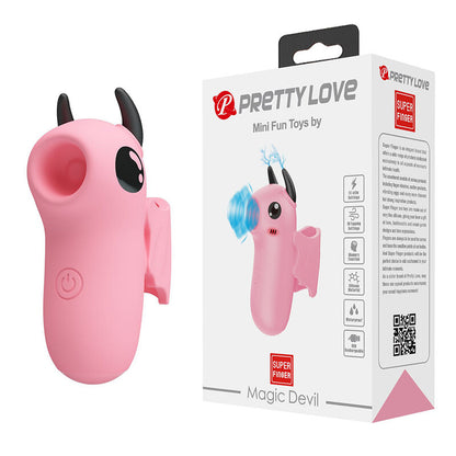 PRETTY LOVE - MAGIC DEVIL UPPLADDNINGSBAR FINGERSTIMULATOR ROSA