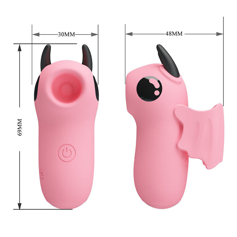 PRETTY LOVE - MAGIC DEVIL UPPLADDNINGSBAR FINGERSTIMULATOR ROSA