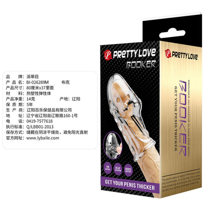 PRETTY LOVE - ROCKER PENIS SLEEVE GÖR DIN PENIS TJOCKARE GENOMSKINLIG