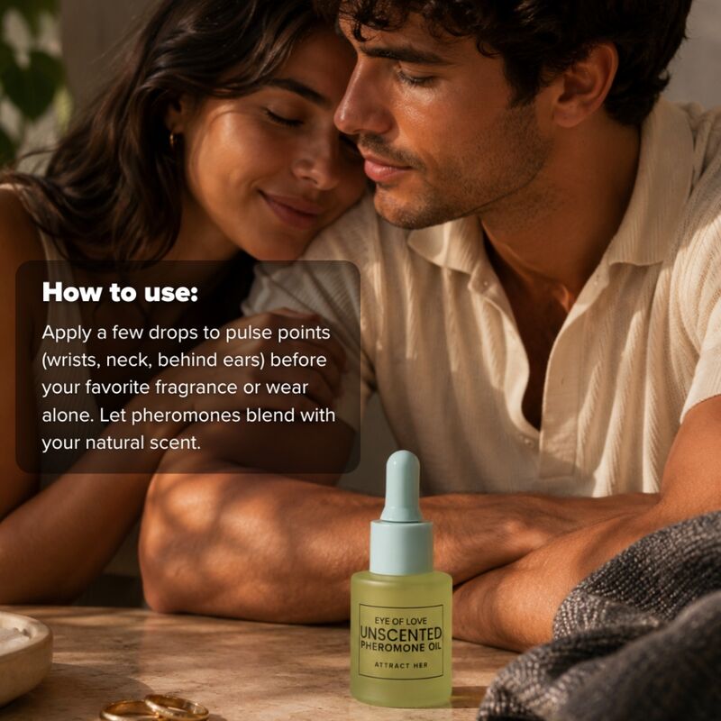 EYE OF LOVE - FEROMONBERIKAD PARFYMOJA FÖR MÄN, OPARFYMERAD, 20 ML