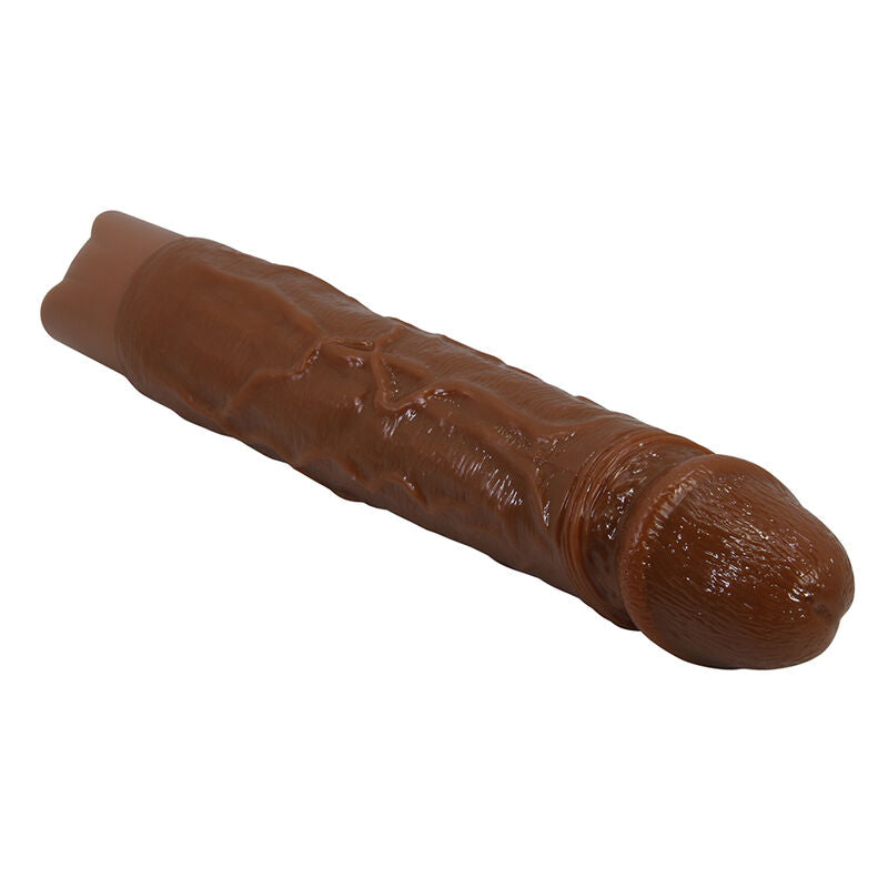 PRETTY LOVE – KESSLER REALISTISK VIBRERANDE DILDO MED 10 VIBRATIONSLÄGEN OCH 10 STÖTLÄGEN, 22 CM, BRUN