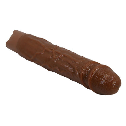 PRETTY LOVE – KESSLER REALISTISK VIBRERANDE DILDO MED 10 VIBRATIONSLÄGEN OCH 10 STÖTLÄGEN, 22 CM, BRUN