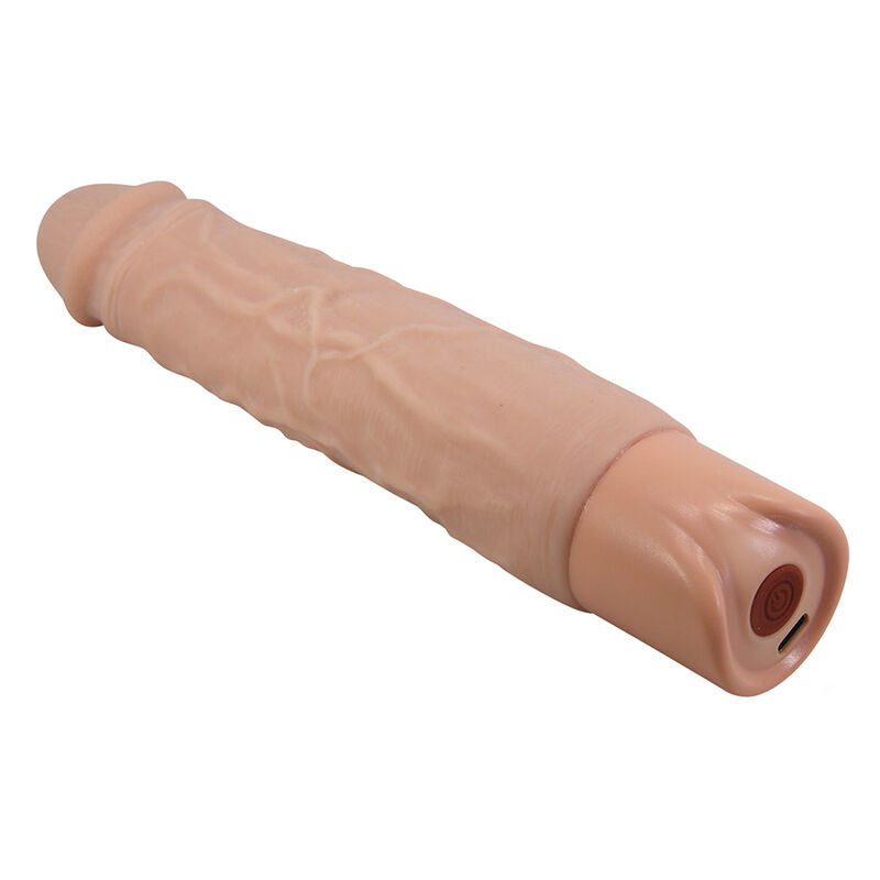 PRETTY LOVE – KESSLER REALISTISK VIBRERANDE DILDO MED 10 VIBRATIONSLÄGEN OCH 10 STÖTAR, 22 CM NATURLIG