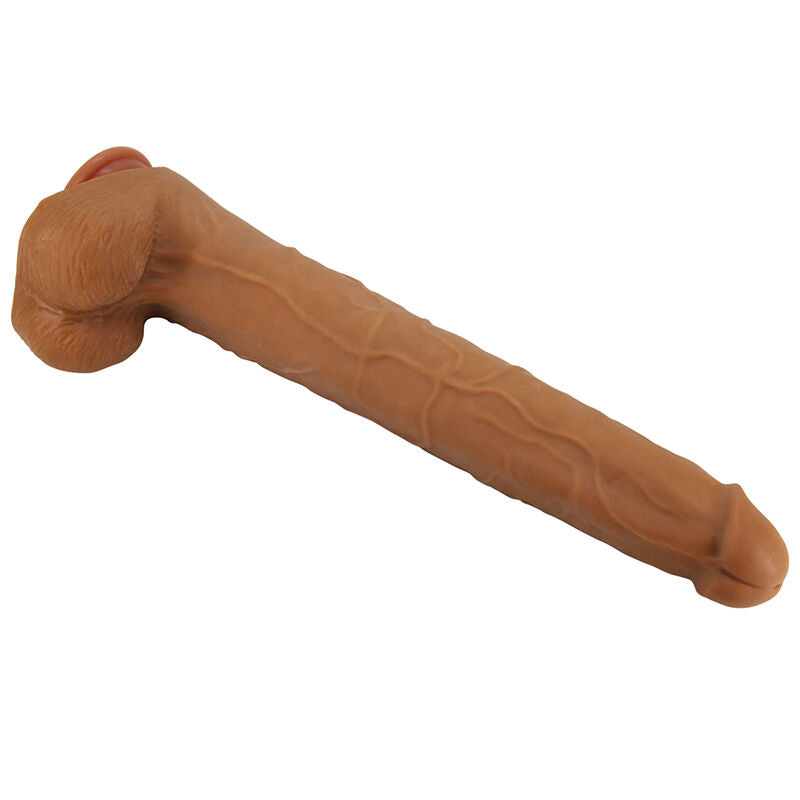 PRETTY LOVE - VIGGO REALISTIC SOFT-TOUCH SKIN-SLIDING DILDO 36,5 CM BROWN