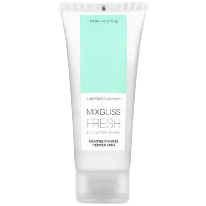 MIXGLISS - WATER BASED LUBRICANT EFFECT COLD MINT FLAVOR 70 ML - Kink&Play