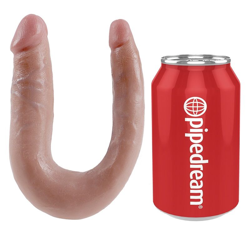 KING COCK - U-FORMAD LITEN DUBBEL TRUBBEL KÖTT 12.7 CM
