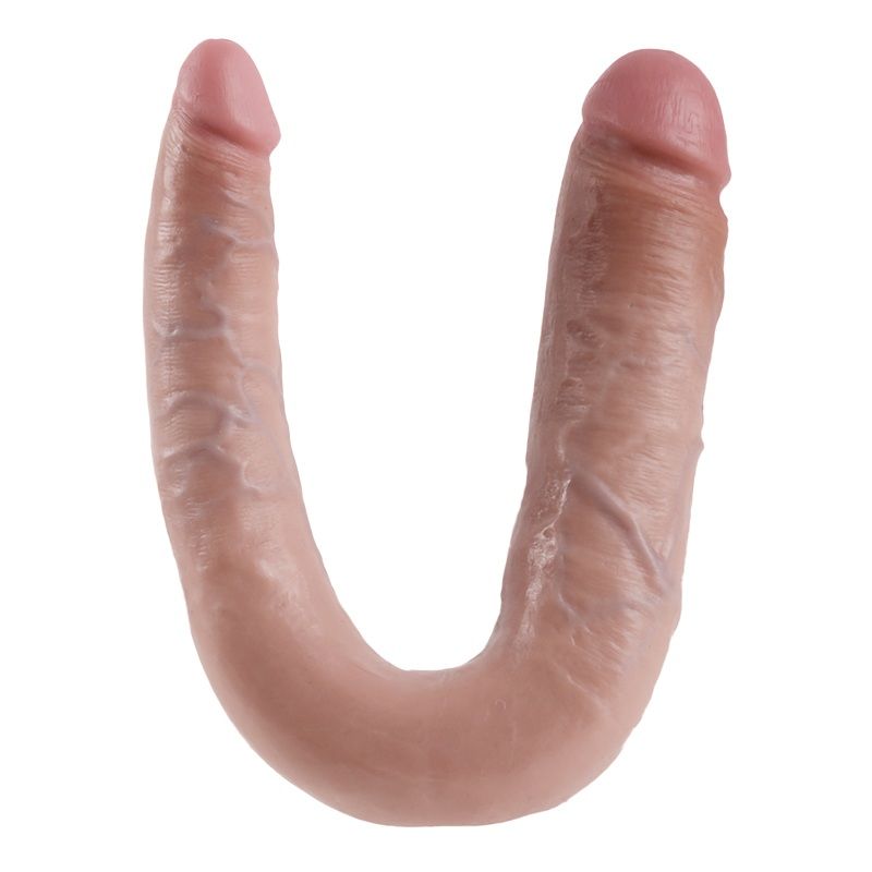 KING COCK - U-FORMAD STOR DUBBEL BESVÄR KÖTT 17,8 CM