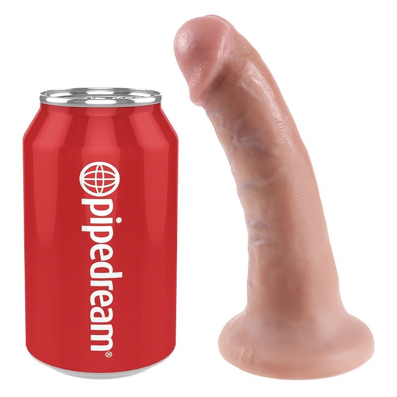 KING COCK - 6 DILDO FLESH 15.2 CM - Kink&Play