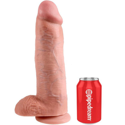 KING COCK - DILDO KÖTT MED KULOR 30,48 CM