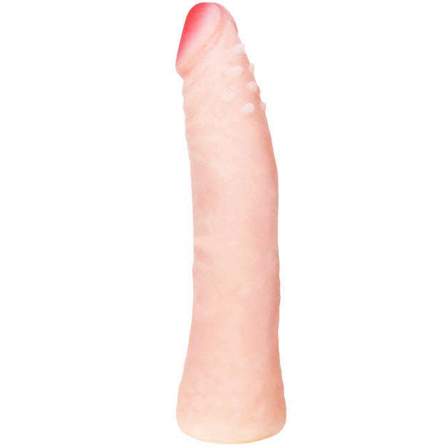 BAILE - REALISTISK HUDKÄNSLA SILIKONDILDO 19 CM SLUMPVIS LÅDFÄRG