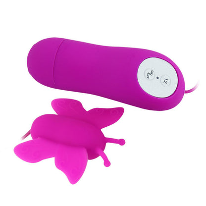 BAILE - LOVE EGGS BUTTERFLY CLITORIS STIMULATOR 12 SPEEDS LILAC REMOTE CONTROL - Kink&Play