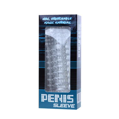 BAILE - PENIS SHEATH WITH PINK STIMULATING POINTS 14 CM - Kink&Play