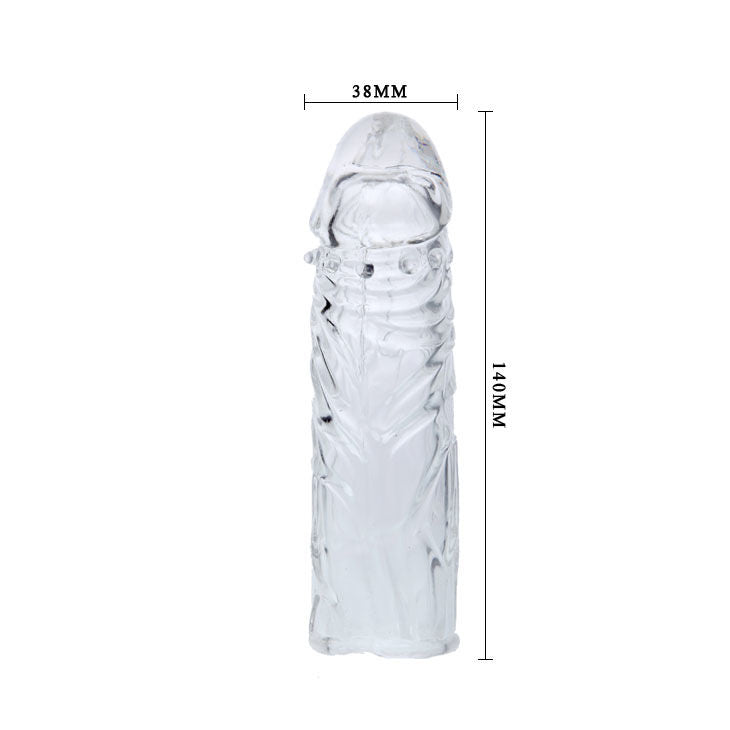BAILE - LILA SKYDD FÖR PENIS I ANPASSNINGSBAR SILIKON 13 CM