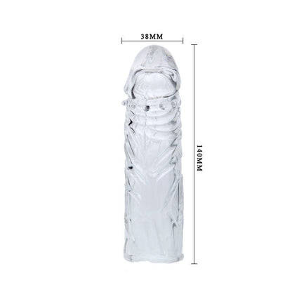 BAILE - LILA SKYDD FÖR PENIS I ANPASSNINGSBAR SILIKON 13 CM