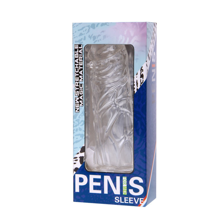 BAILE - LILA SKYDD FÖR PENIS I ANPASSNINGSBAR SILIKON 13 CM