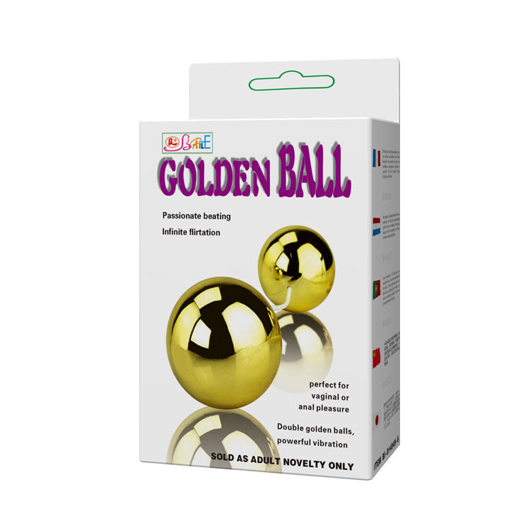 BAILE - GOLDEN CHINESE BALLS VIBRATOR - Kink&Play
