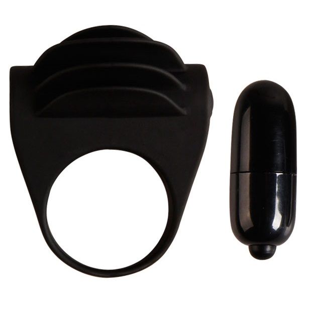 PRETTY LOVE - CHESTER BLACK VIBRATOR RING - Kink&Play