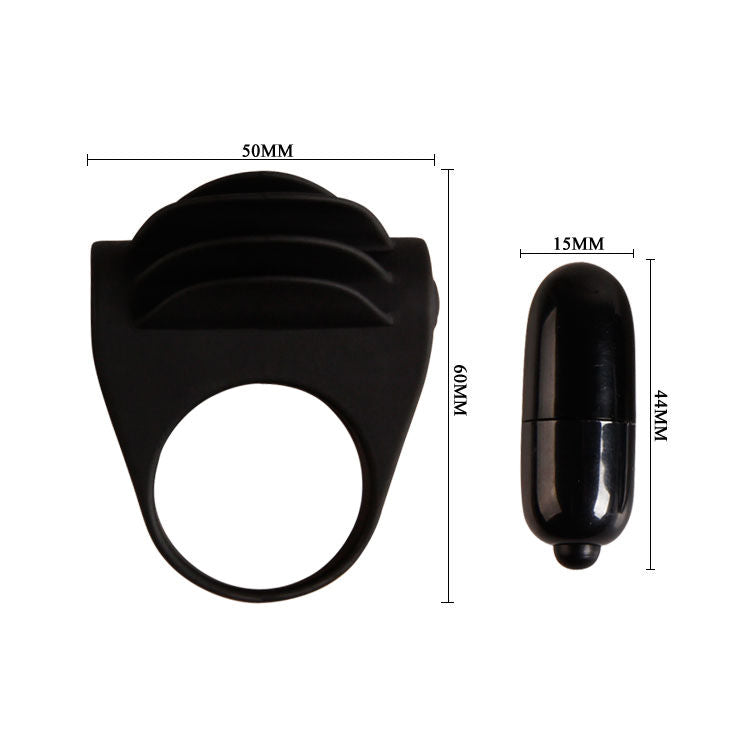 PRETTY LOVE - CHESTER BLACK VIBRATOR RING - Kink&Play