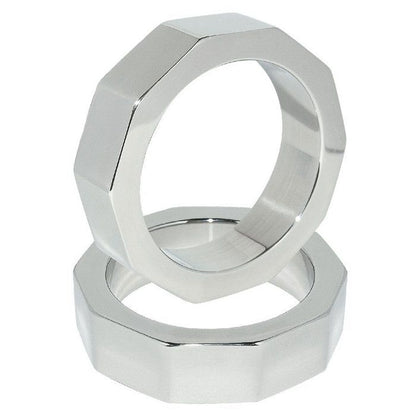 METAL HARD - PENIS AND TESTICLE NUT RING 50 MM - Kink&Play