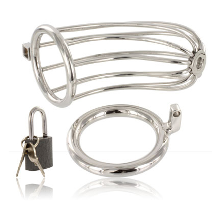 METAL HARD - BIRD CHASTITY RING CAGE - Kink&Play