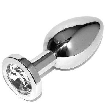 METAL HARD - ANALPLUGG DIAMANT TRANSPARENT LITEN 5,71 CM