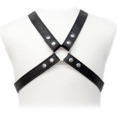 LEATHER BODY - LASIC HARNESS IN GARMENT - Kink&Play