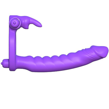 FANTASY C-RINGZ - SILICONE DOUBLE VIBRATOR RABBIT - Kink&Play