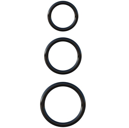 FANTASY C-RINGZ – STAMINA-SET MED 3 SILIKONRINGAR