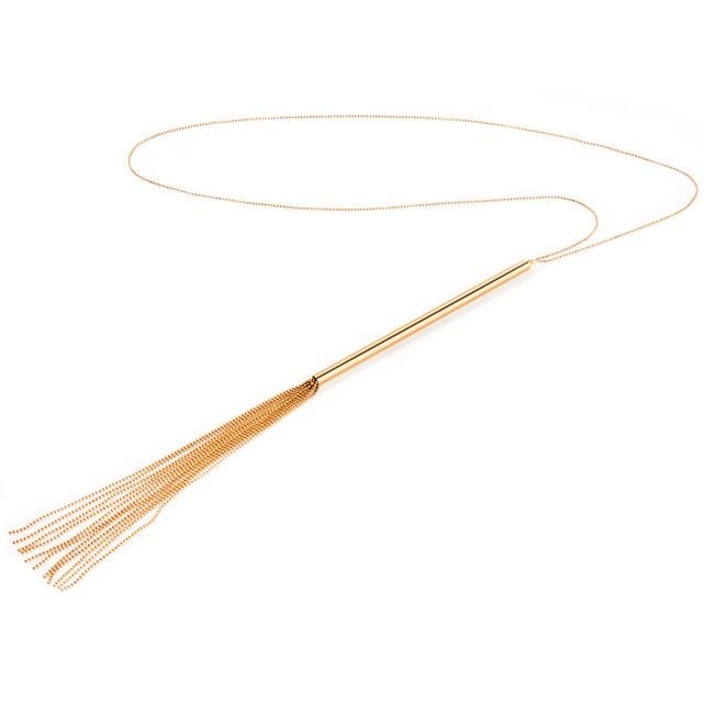 BIJOUX - MAGNIFIQUE METAL CHAIN NECKLACE / WHIP - Kink&Play