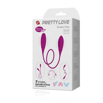 PRETTY LOVE - SNAKY DELUXE VIBRATOR 7 V - Kink&Play