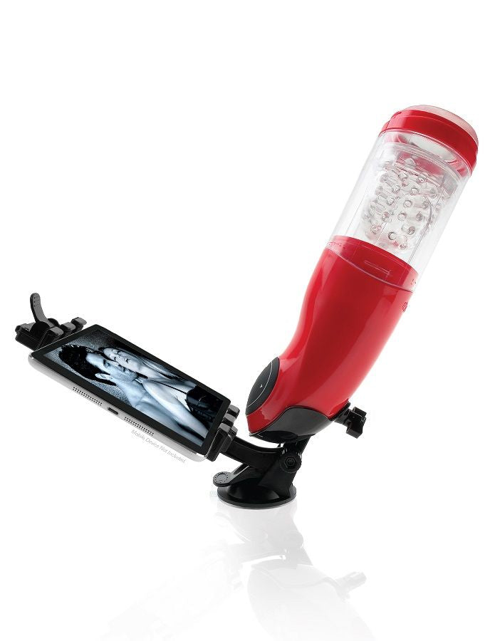 EXTREME TOYZ - PDX MEGA BATOR USB MALE MASTURBATOR MOUTH RED - Kink&Play