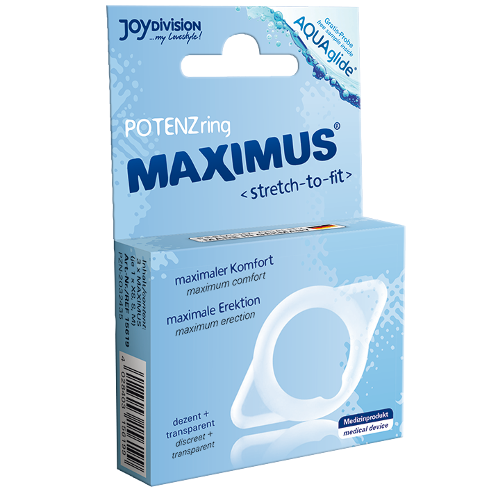 JOYDIVISION - MAXIMUS RING PACK XS + S + M SIZE - Kink&Play