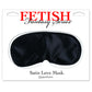 FETISH FANTASY SERIES - SATIN LOVE MASK BLACK