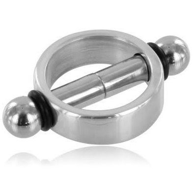 METAL HARD - MAGNETIC NIPPLE Clamps PAIR - Kink&Play
