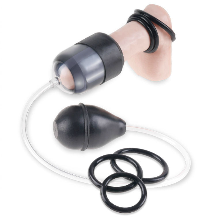 FETISH FANTASY SERIES - STIMULATING WAVE SERIES FOR THE GLAND WITH ENHANCING RINGS - Kink&Play