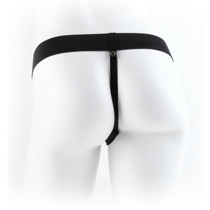 FETISH FANTASY SERIES - SERIES 7 HOLLOW STRAP-ON WITH BALLS 17.8CM FLESH - Kink&Play