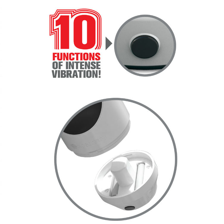 EXTREME TOYZ - PIPEDREAM MEGA GRIP VAGINA MASTURBATOR VIBRATOR - Kink&Play