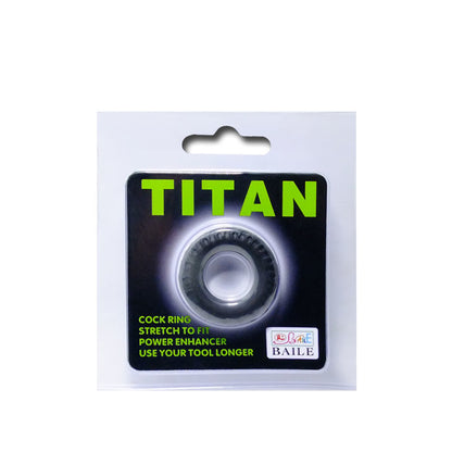 BAILE - TITAN KUKRING SVART GRÖN 2 CM