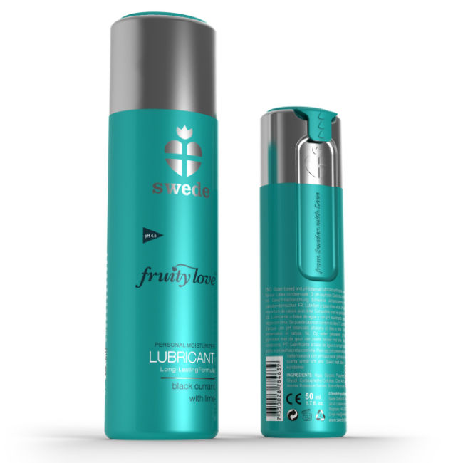 SWEDE - FRUITY LOVE LUBRICANT BLACK CURRANT LIME 100 ML - Kink&Play