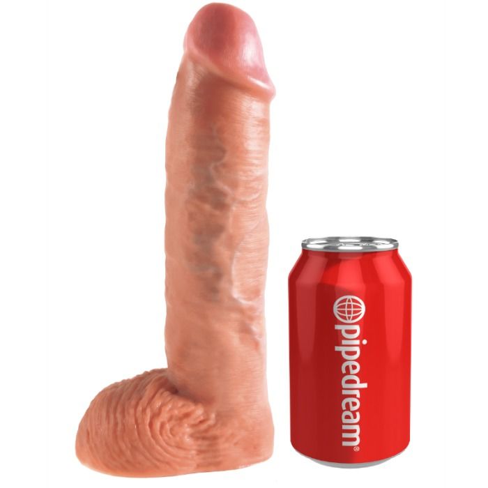 KING COCK – REMNULLE MED HÅLIG DILDO 25,5 CM OCH SVARTA REMMAR