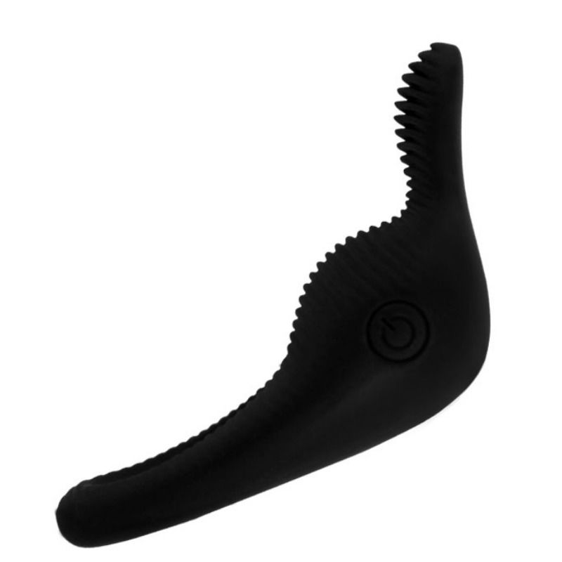 PRETTY LOVE - THIMBLE VIBRATOR RING BLACK - Kink&Play