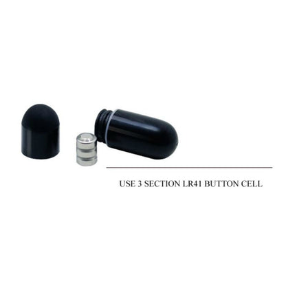 PRETTY LOVE - THIMBLE VIBRATOR RING BLACK - Kink&Play
